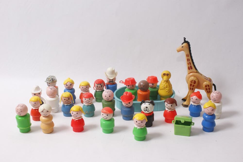 Fisher-Price Little People FLAWED Lot Vintage Toy Figurines ~ 260817-WH 956